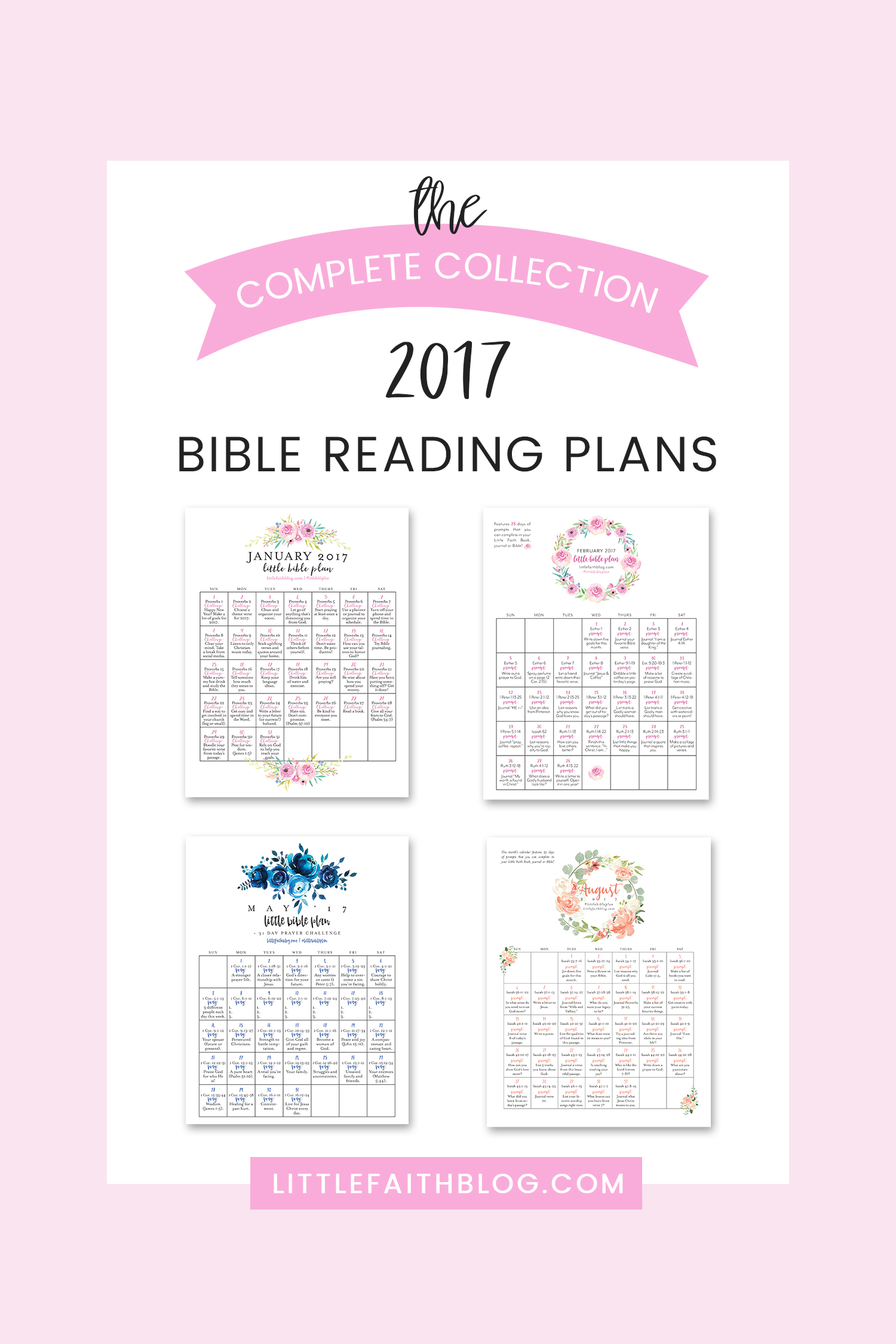 The Complete Collection: 2017 Bible Reading Plans – Little Faith Blog